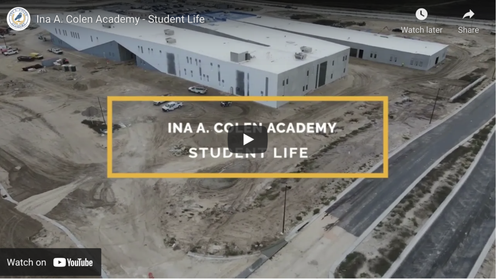 Ina A. Colen Academy is designed for easy student access to and throughout campus.